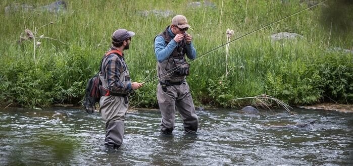Fly Fishing with vests