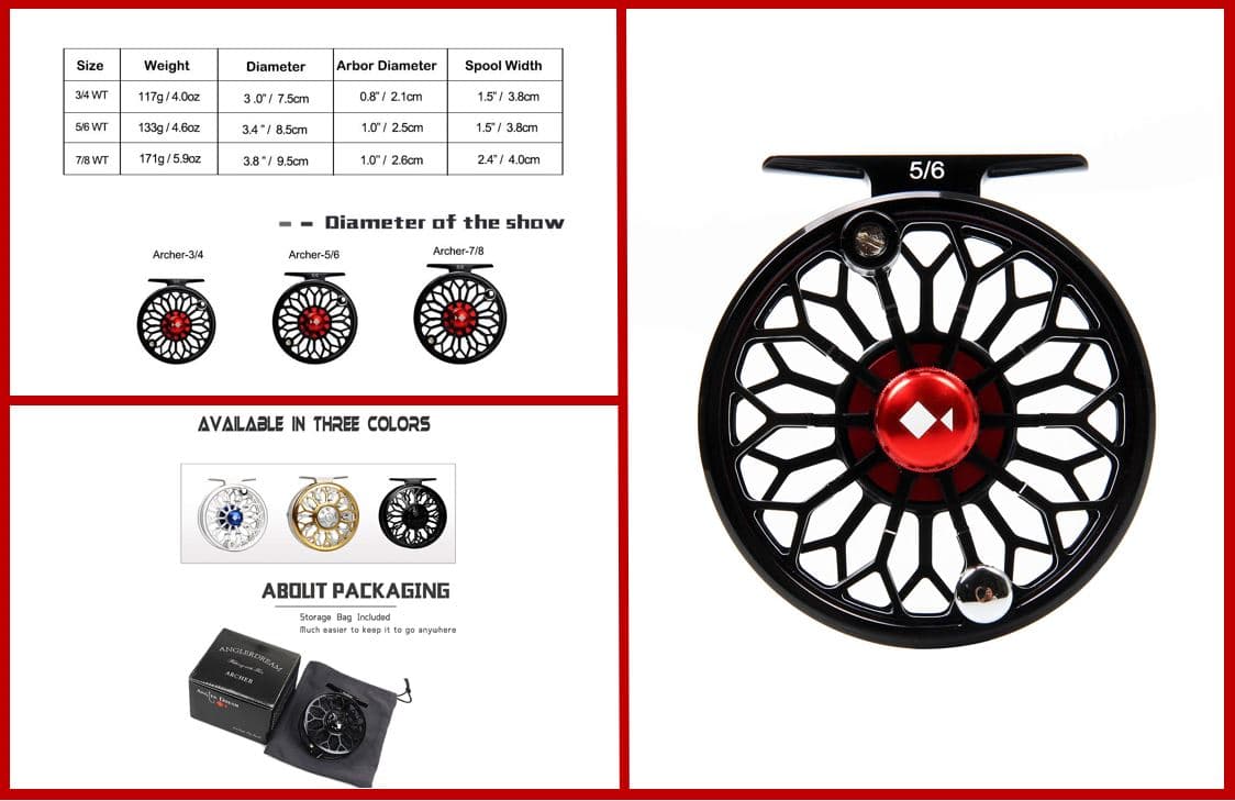 AnglerDream Archer Fly Fishing Reel Fly Reel