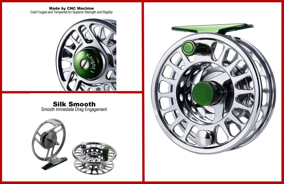 Bluefied fly fishing reel