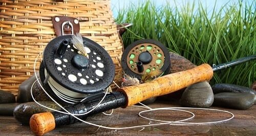 Fishing line and reel