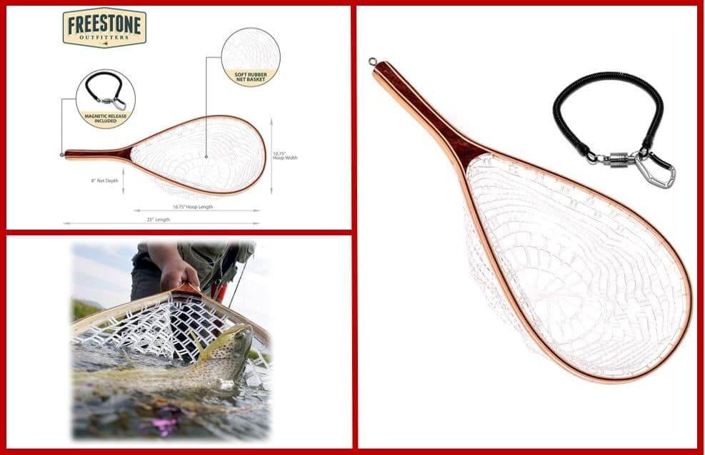 10 Best Fly Fishing Nets That You Must Have 16 Fly Fishing Rubber Mesh Net