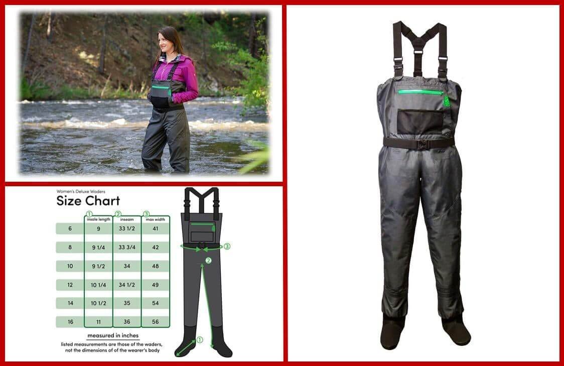 LONECONE Women's Deluxe Stockingfoot Chest Wader