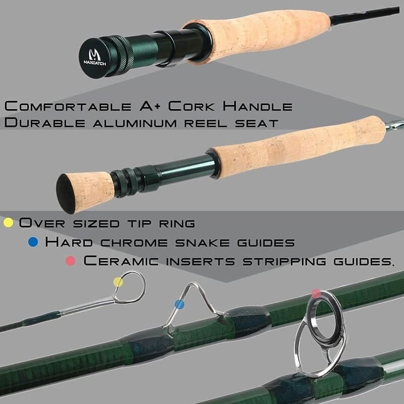 M MAXIMUMCATCH Extreme Graphite Fly Fishing Rod