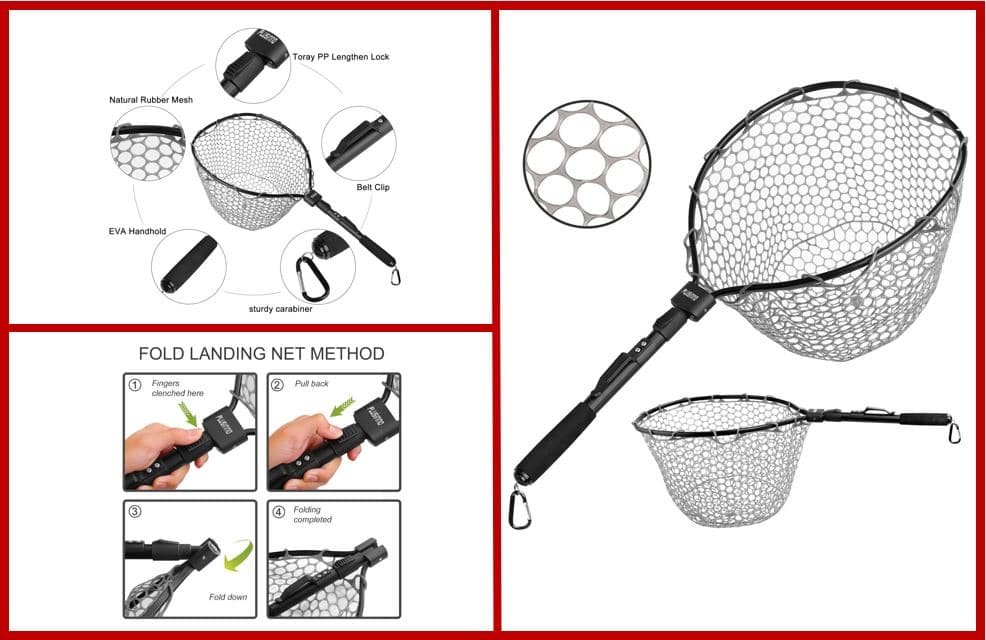 10 Best Fly Fishing Nets That You Must Have 21 PLUSINNO Fly Fishing Net
