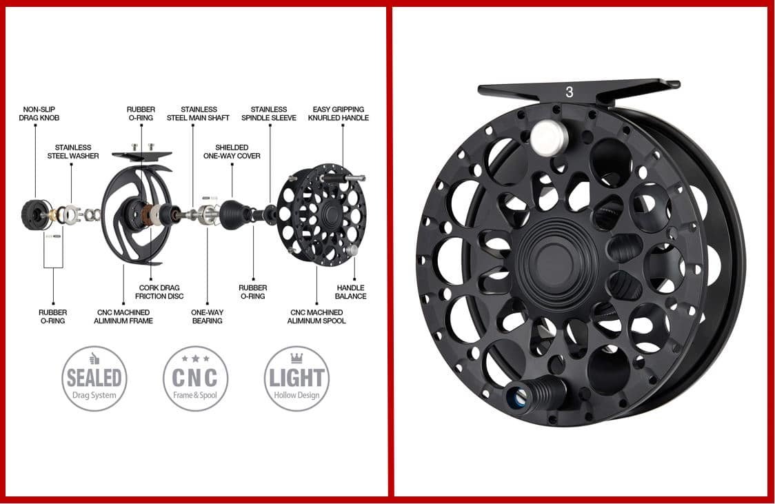 Piscifun Crest Fully Sealed Fly Reel