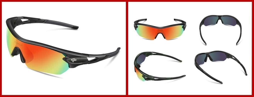 TOREGE Polarized Sports Sunglasses