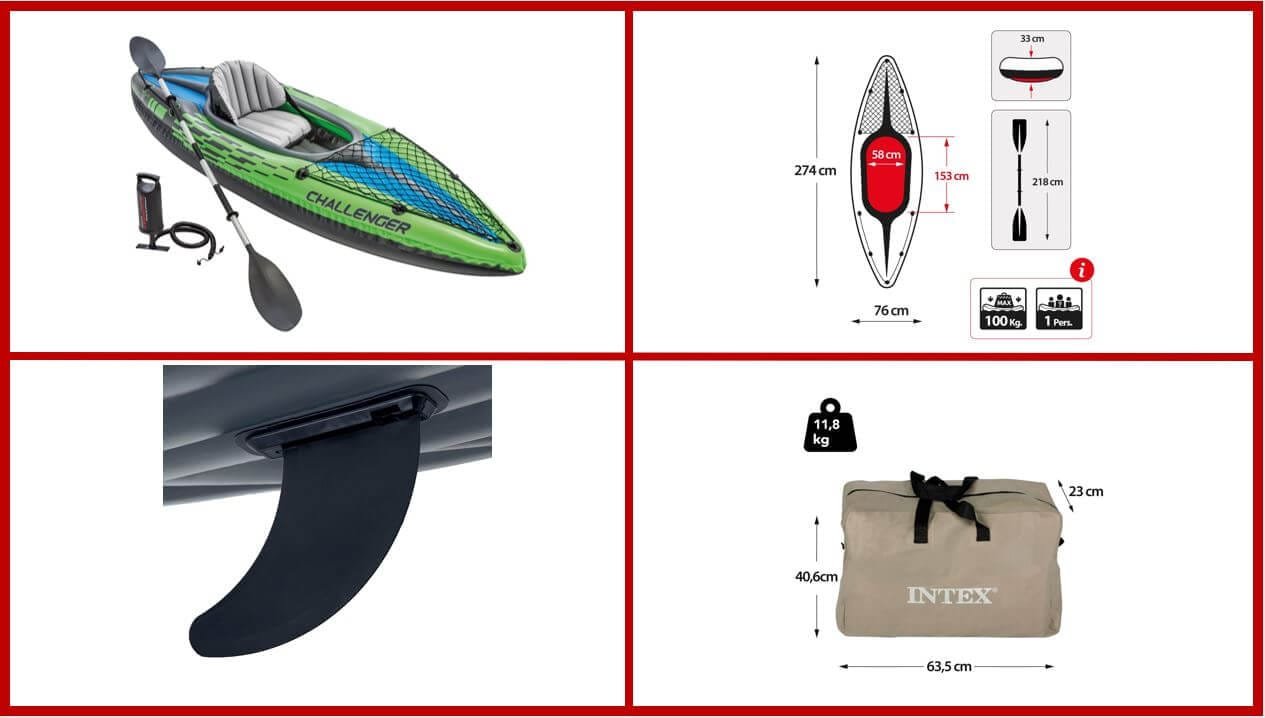 Intex Challenger K1 Fishing Kayak